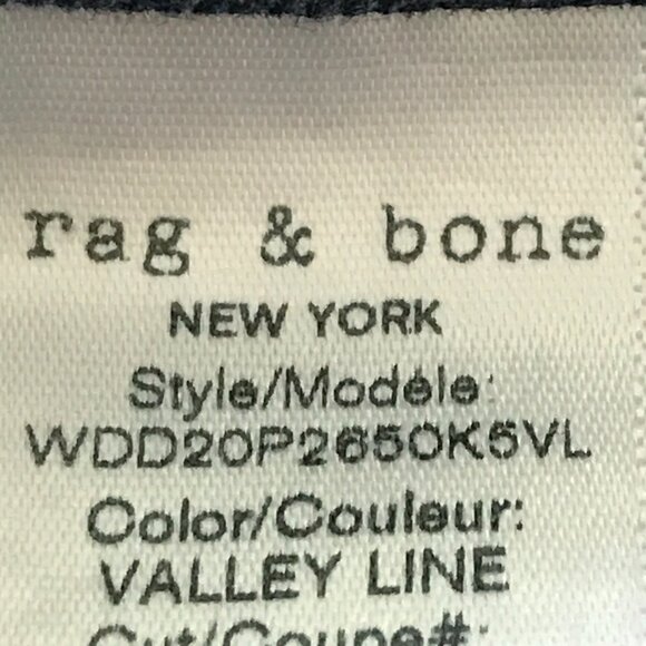 Rag & Bone Cate Mid Rise Skinny Jeans Women 26 Mid Rise Dark Wash Stretch 16297 - Picture 11 of 13